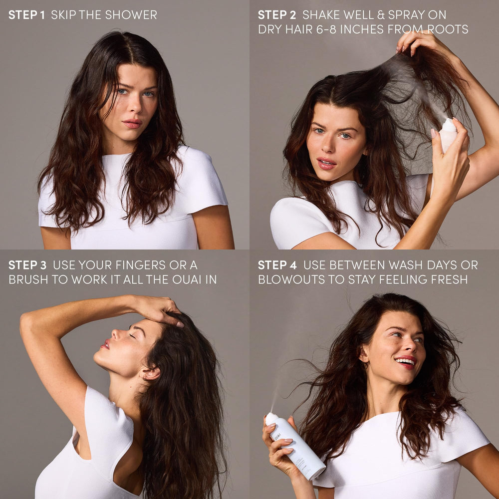 OUAI Shampoing Sec Super : version voyage pratique pour rester frais en déplacement
