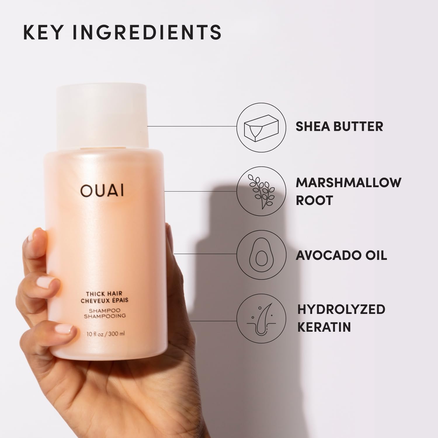 OUAI recharge, huile d avocat aide à prévenir les cassures.
