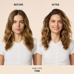 Cheveux ondulés plage avec OUAI Wave Spray