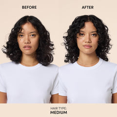 Volume subtil et brillance légère avec OUAI Wave Spray