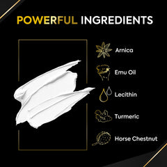 Oudetas Crème anesthésiante: formule Emu Oil et Arnica hydratante et apaisante.