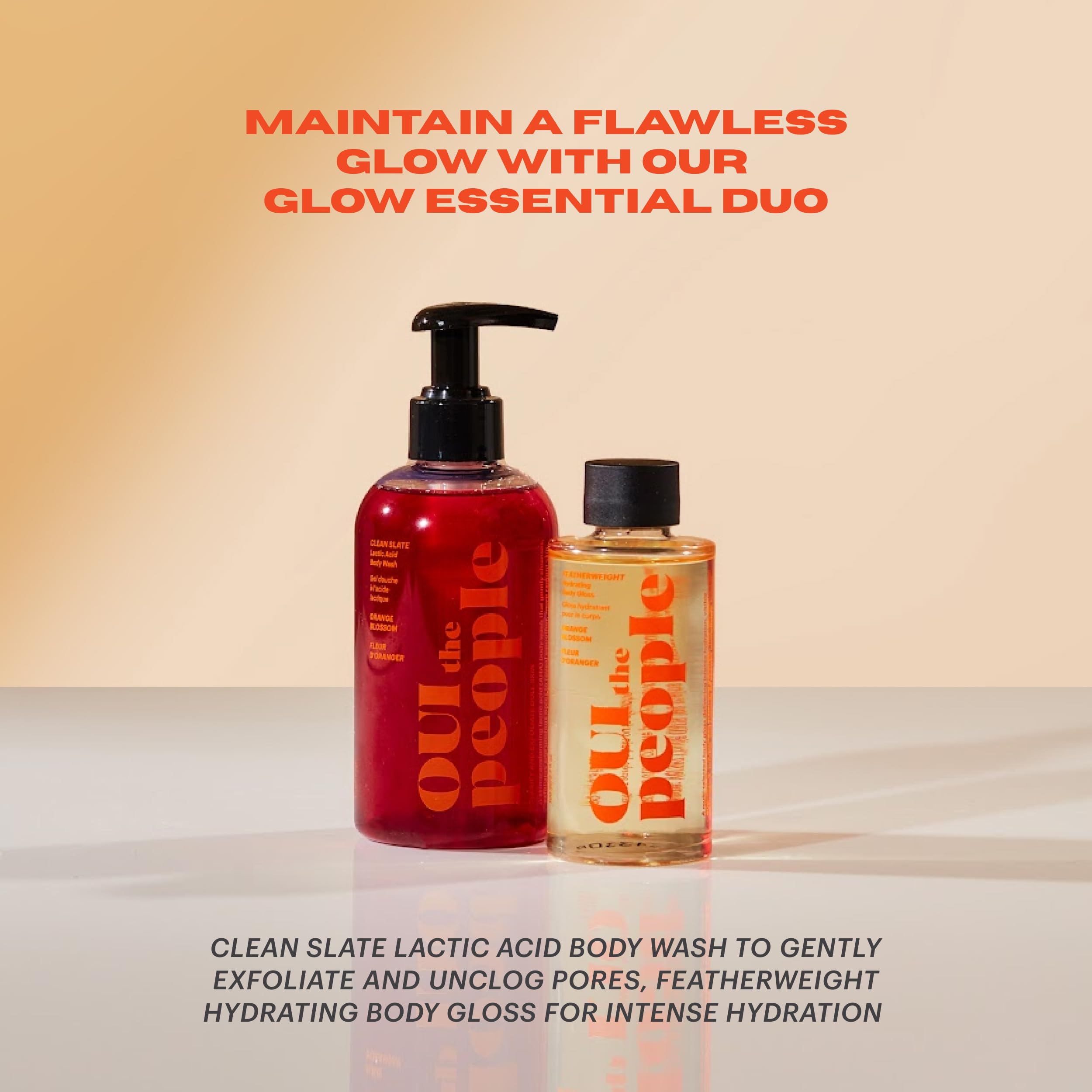 Parfum doux d’orange dans le rituel quotidien avec OUI the People FEATHERWEIGHT.