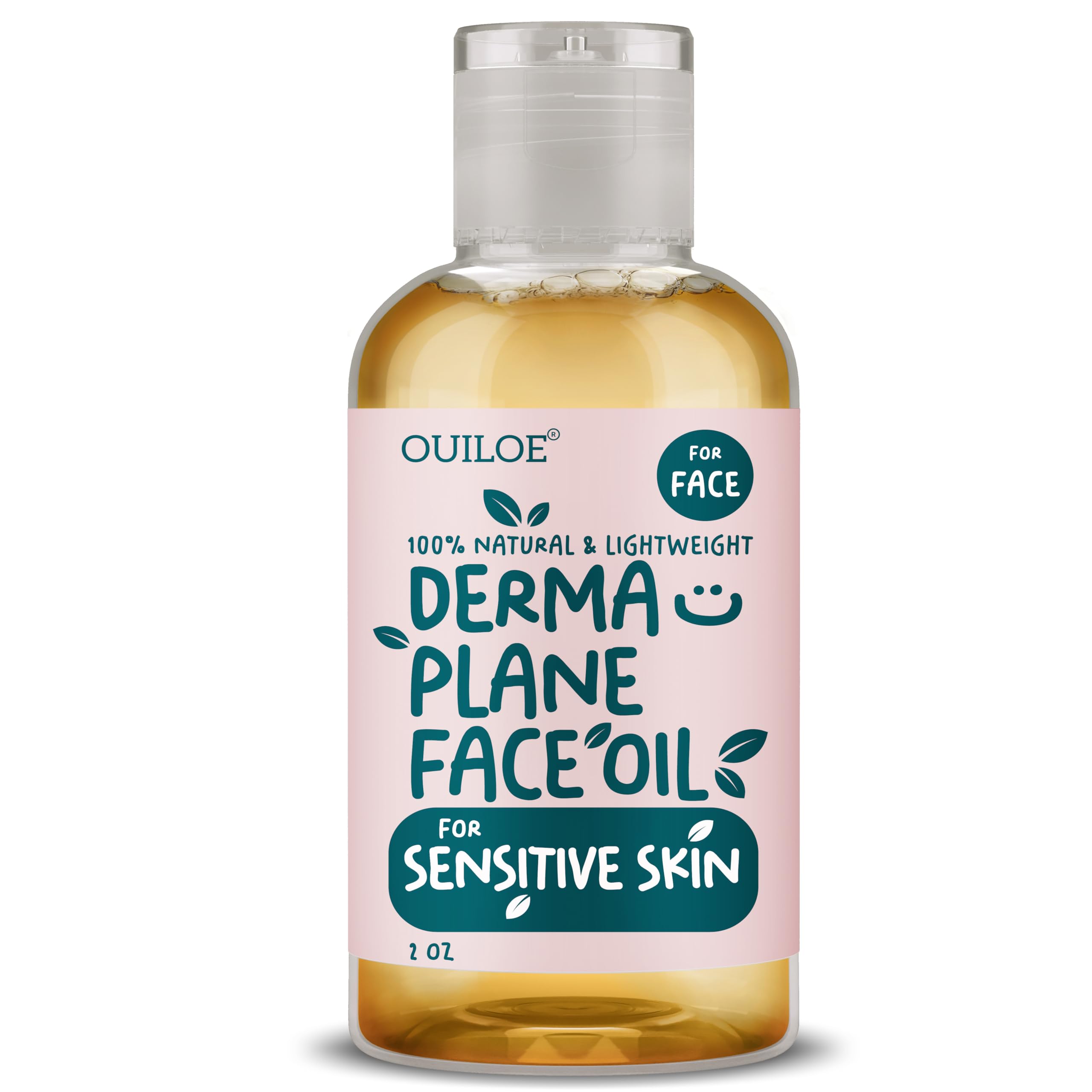 Ouiloe Dermaplane pour visage sensible, glisse douce lors du rasage.