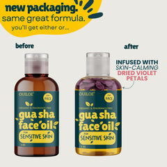 Ouiloe Huile Gua Sha peau sensible — formulation adaptée pour peau sensible