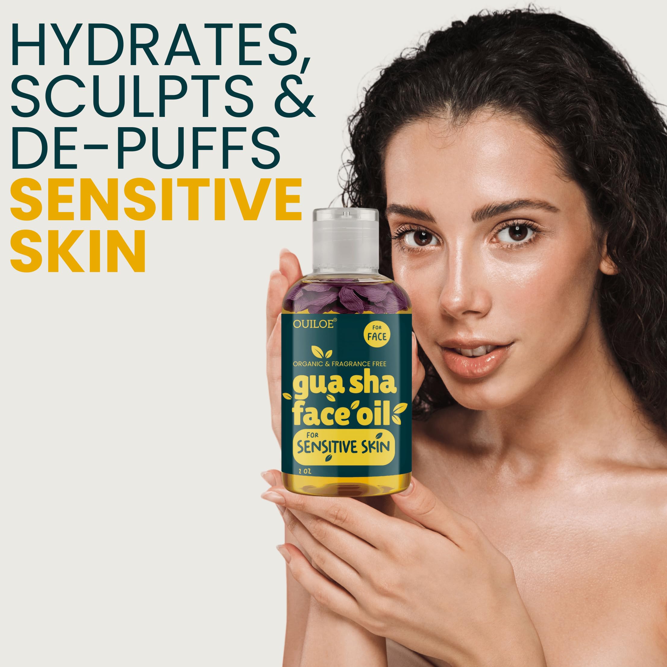 Ouiloe Huile Gua Sha sans parfum — usage quotidien sans irritation
