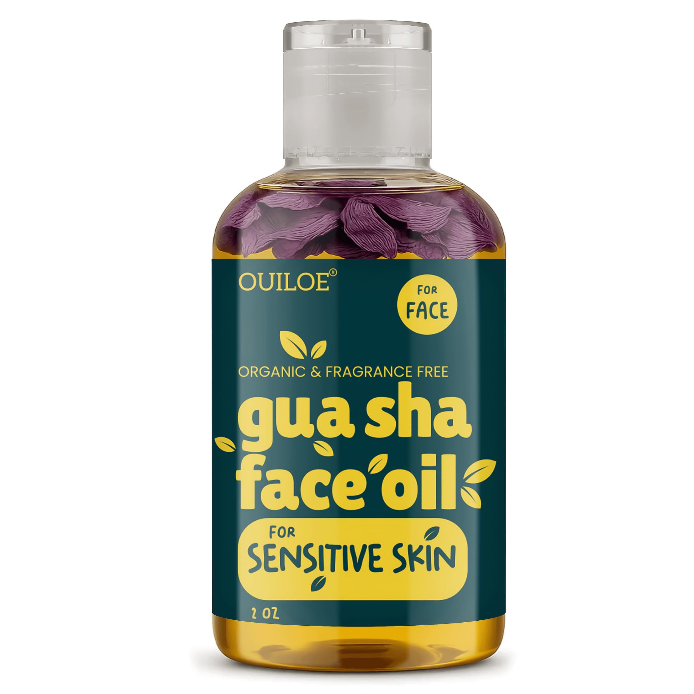 Ouiloe Huile Gua Sha visage — glisse douce pour massage facial apaisant