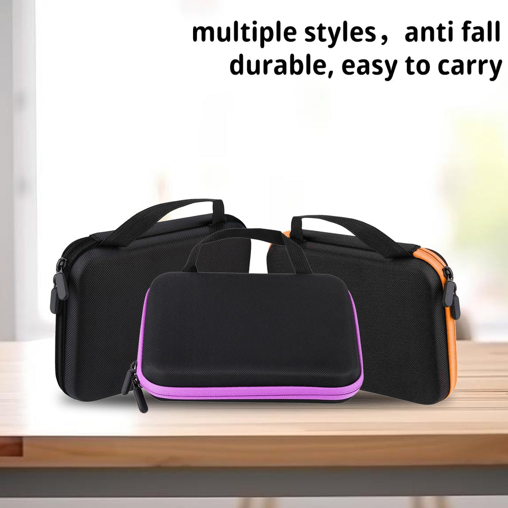 Poignée ergonomique sur l étui OUKENS pour transport facile.