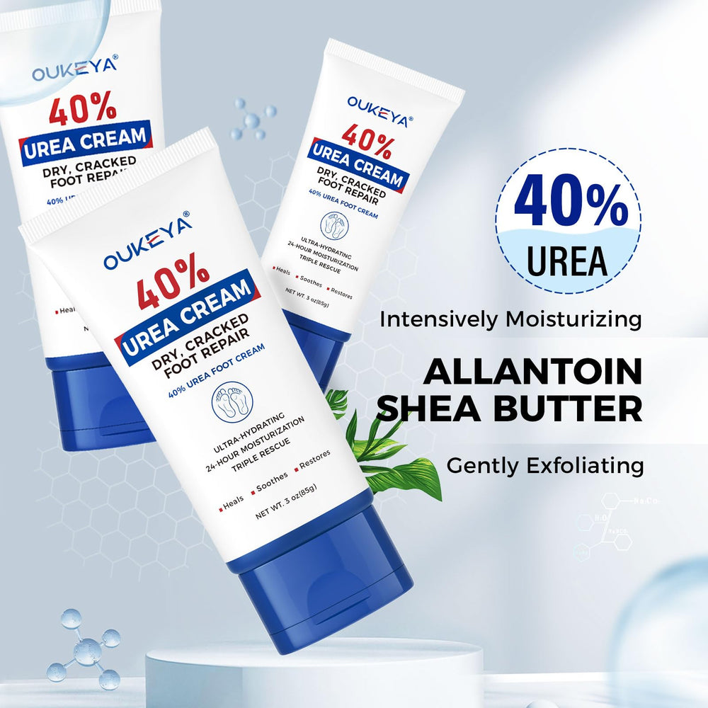 OUKEYA Crème Urée 40% application facile, routine soin rapide