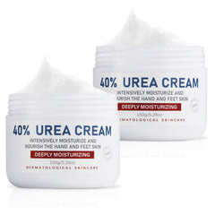 OUKEYA Crème Urée 40 %, bouteille pratique pour pieds secs et craquelés.