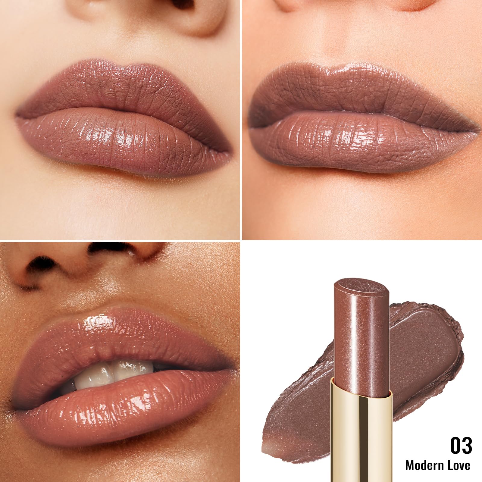 Oulac 2-en-1 gloss-teinte nude vegan pour une routine pratique.