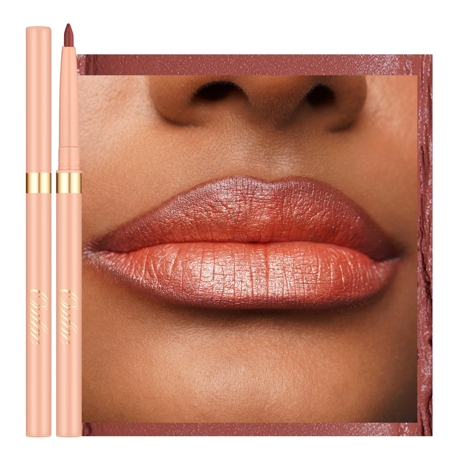 Crayon contour lèvres Oulac étanche, tenue durable et précision.
