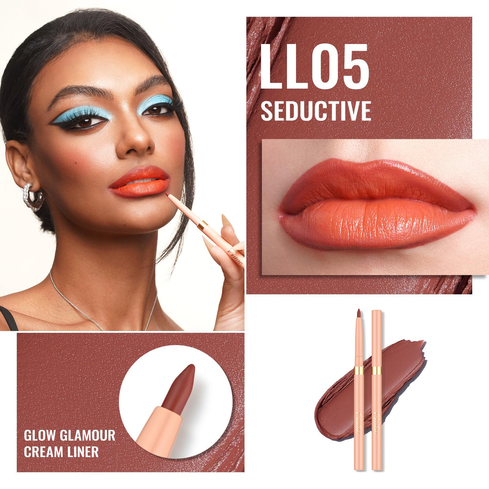 Contour lèvres Oulac glisse crèmeux pour contours nets sans effort.