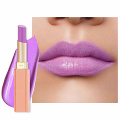 Oulac Pinky Purple Rouge à Lèvres dans son étui portable, retouches faciles.