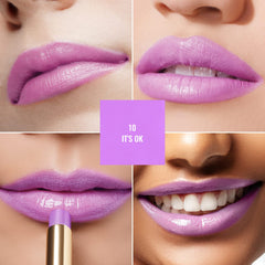 Oulac Pinky Purple Rouge à Lèvres hydratation longue durée pour lèvres douces.