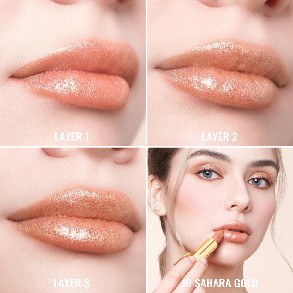 Oulac Sahara Gold, fini métallique riche parfait pour soirée et fêtes