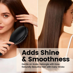 Brosse OUMIGIZ pour boucles, démêlage efficace sans casse.