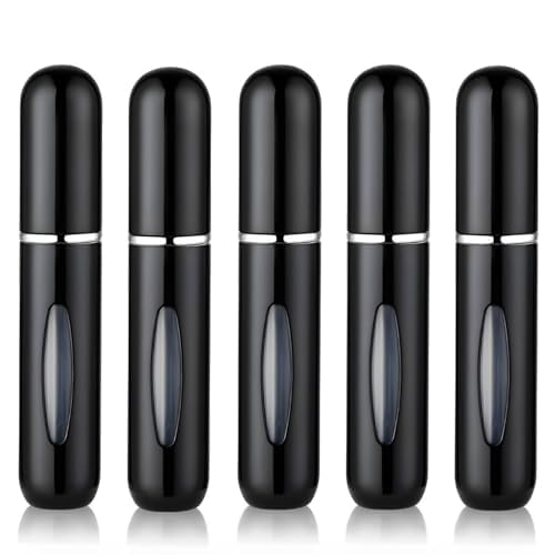 OUMOR bouteilles voyage eau de parfum 5pcs : format compact pour l'emporter facilement.