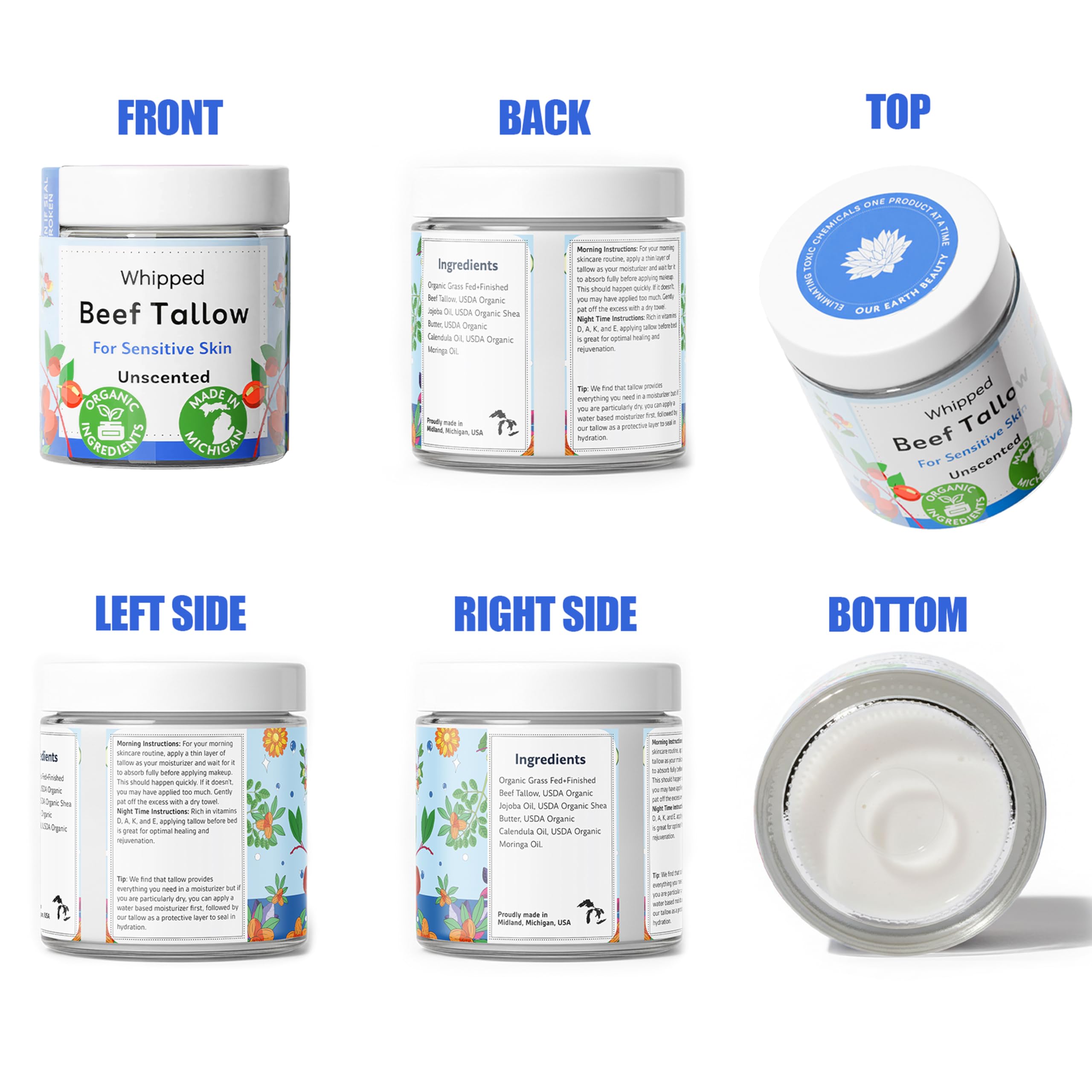 Our Earth Beauty usage nocturne sur zones sèches pour douceur.