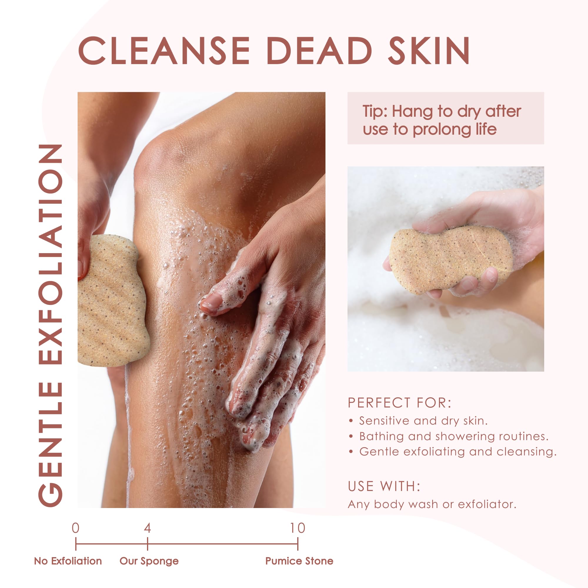 Éponge Our Earth Beauty en emballage sans plastique, soin responsable.