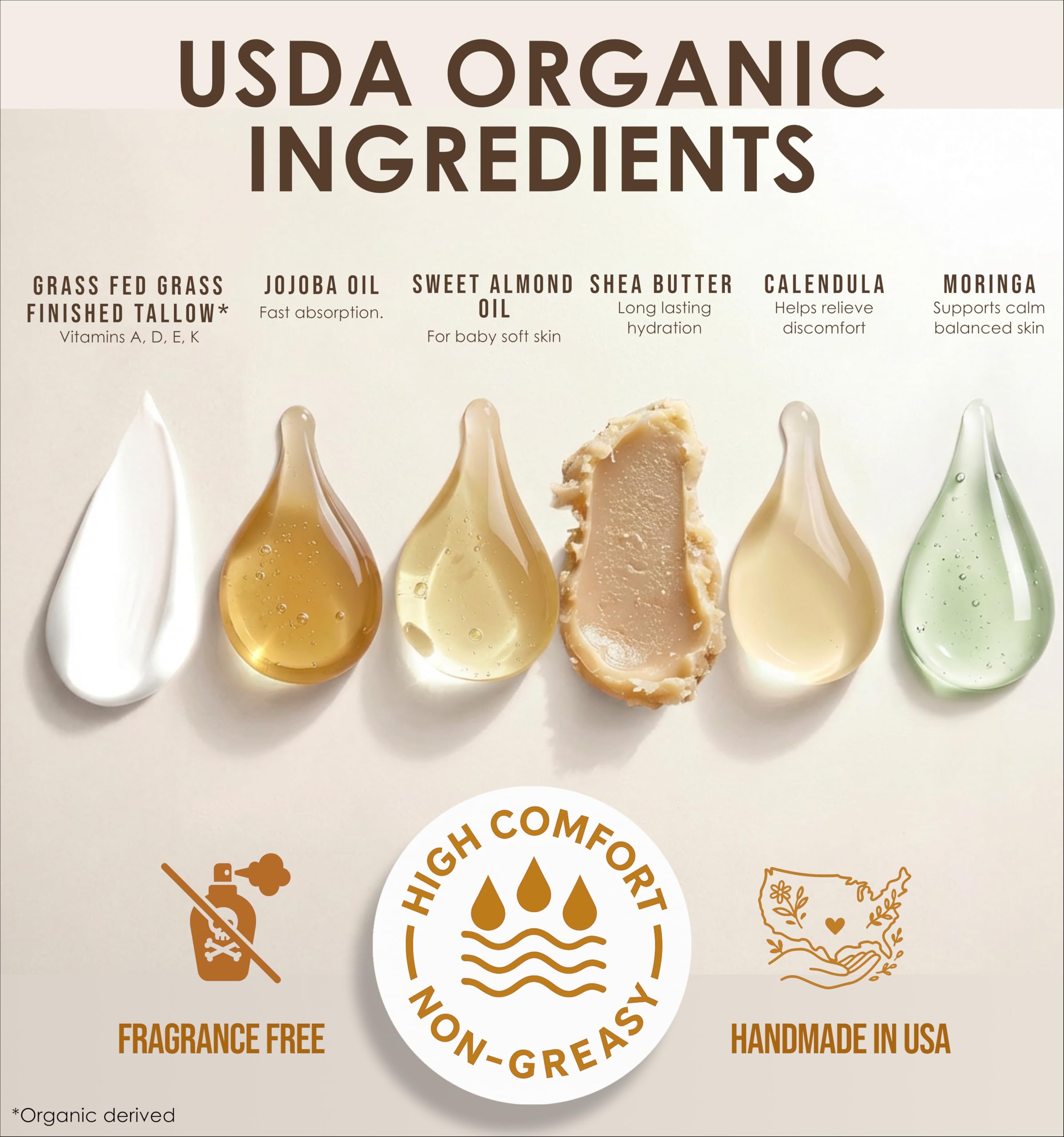 Our Earth Beauty pot crème visage bio prêt à l’emploi quotidien.