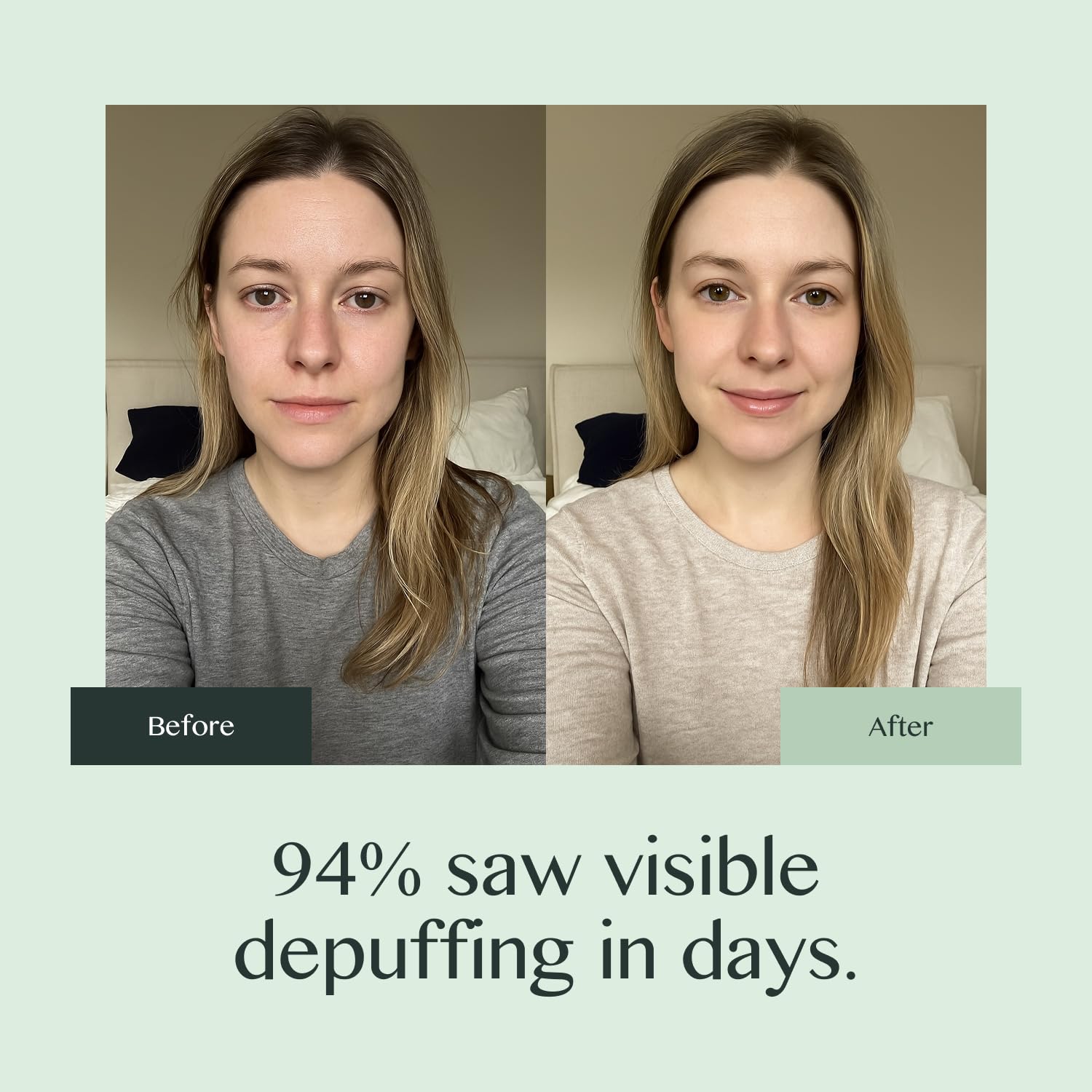 OURAGLOW Crème Yeux Sans Parfum Pour Maquillage: prête avant le maquillage.
