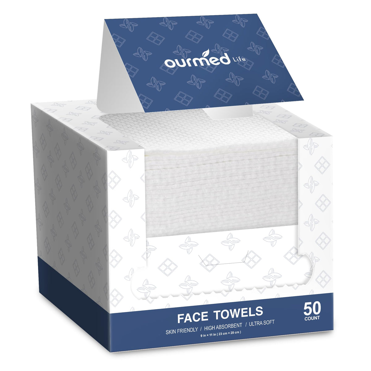 Lingettes visage Ourmed Life douces et polyvalentes pour démaquillage et soin quotidien