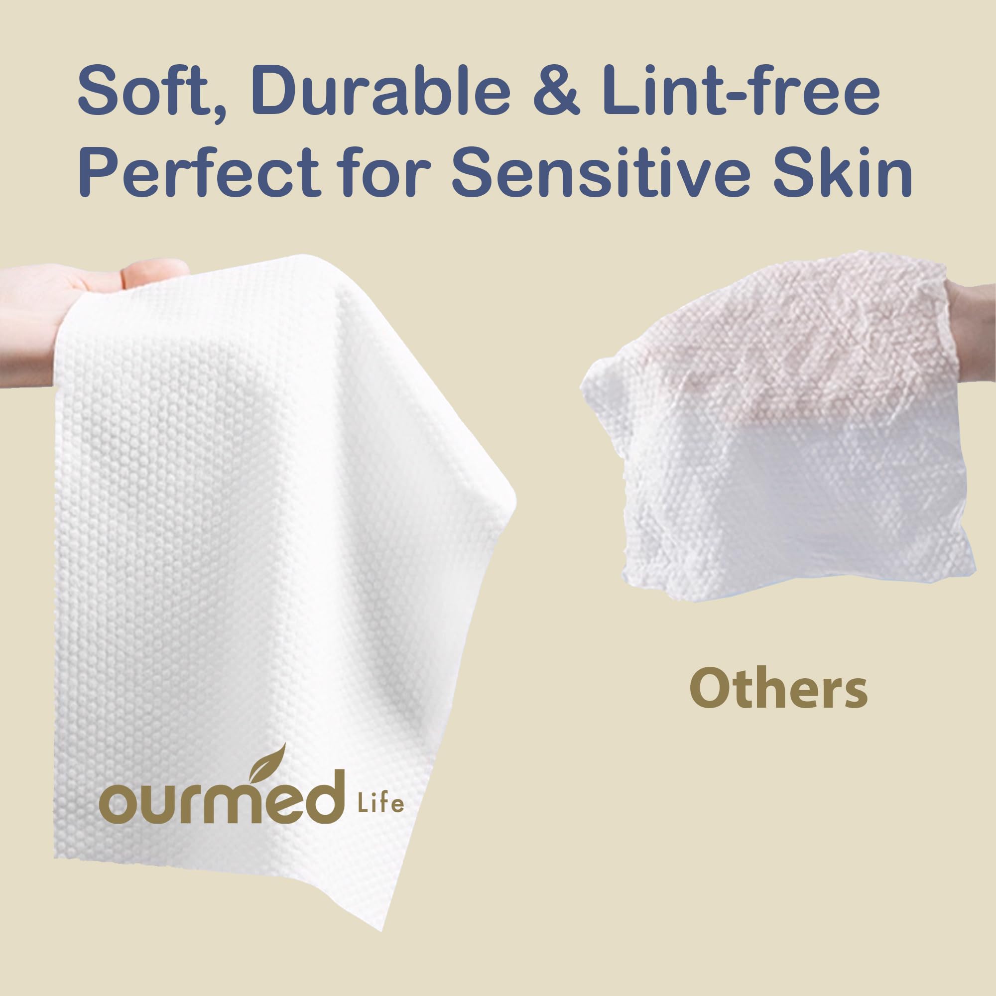Ourmed Life base plante biodegradables, viscose végétale respectueuse de l’environnement.