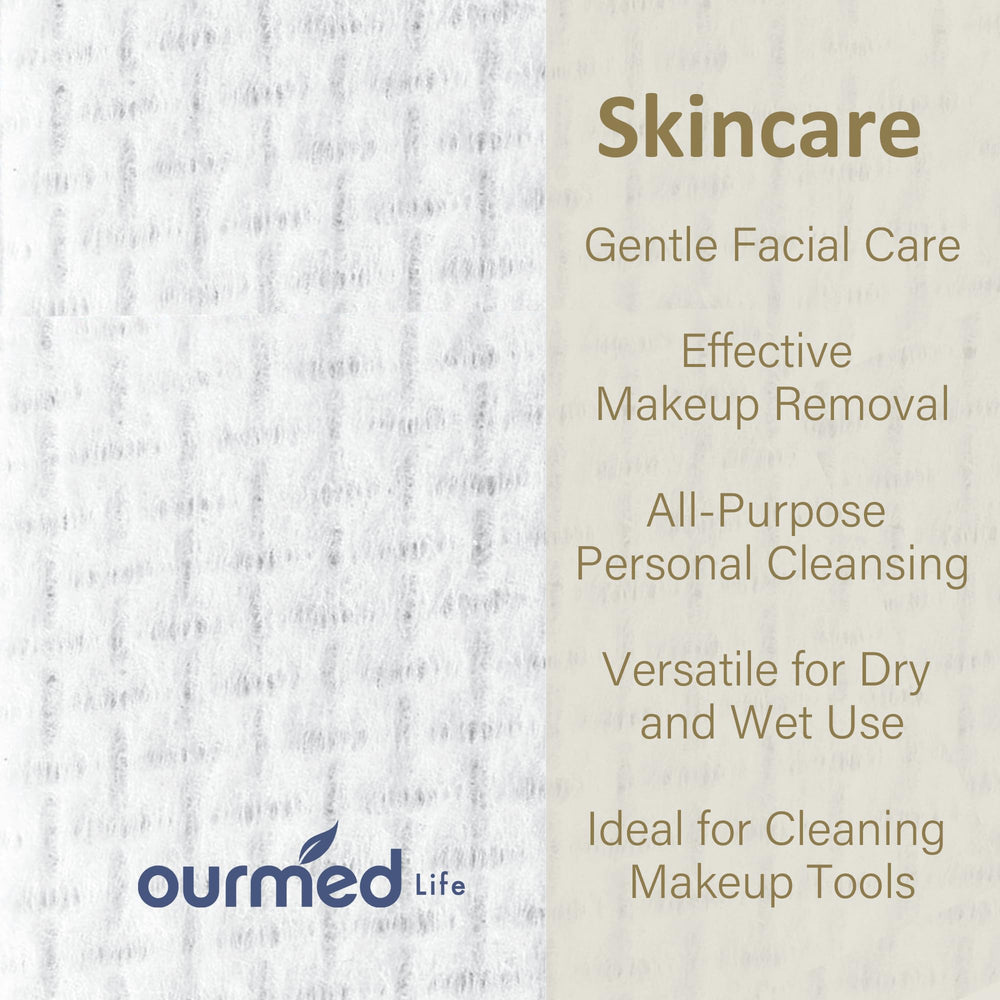 serviettes visage ourmed life douces et épaisses pour peau sensible