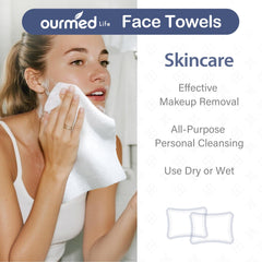 Texture double-face Ourmed Life exfoliante et douce pour peau sensible
