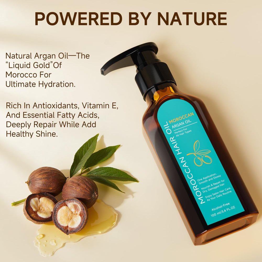 Outccogo huile argan marocaine : application sur cheveux humidifiés pour lisser et hydrater