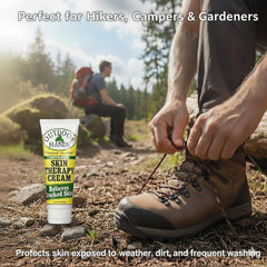 Outdoor Hands Crème soin peau intense — application mains pratique; absorption rapide et douceur.
