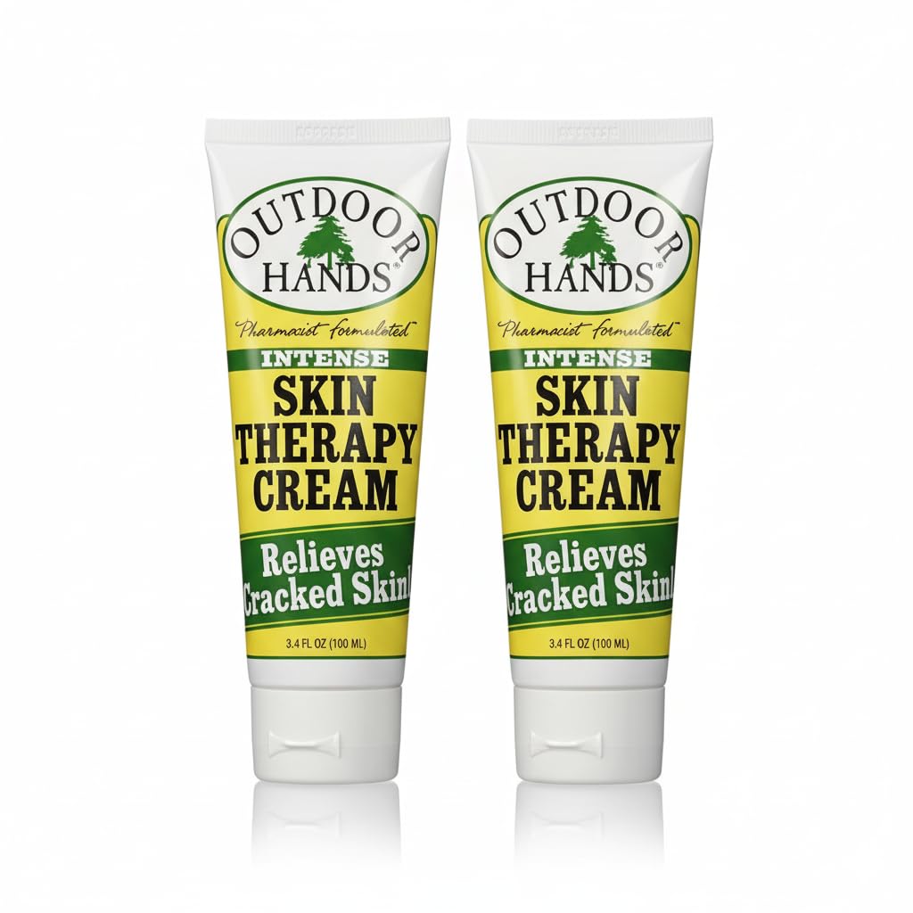 Outdoor Hands Crème soin peau intense — tube; hydratation rapide et réparation pour zones sèches.