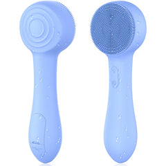 OUTIFUO brosse visage silicone bleue, nettoyage en profondeur pour peau lumineuse