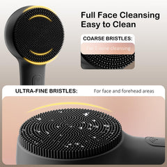 OUTIFUO brosse-visage-silicone-massage-chaleur – massage et chaleur aidant l’assimilation des soins.