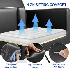 OUTMASTER chaise Coiffeur — cuir PU facile à nettoyer et durable.