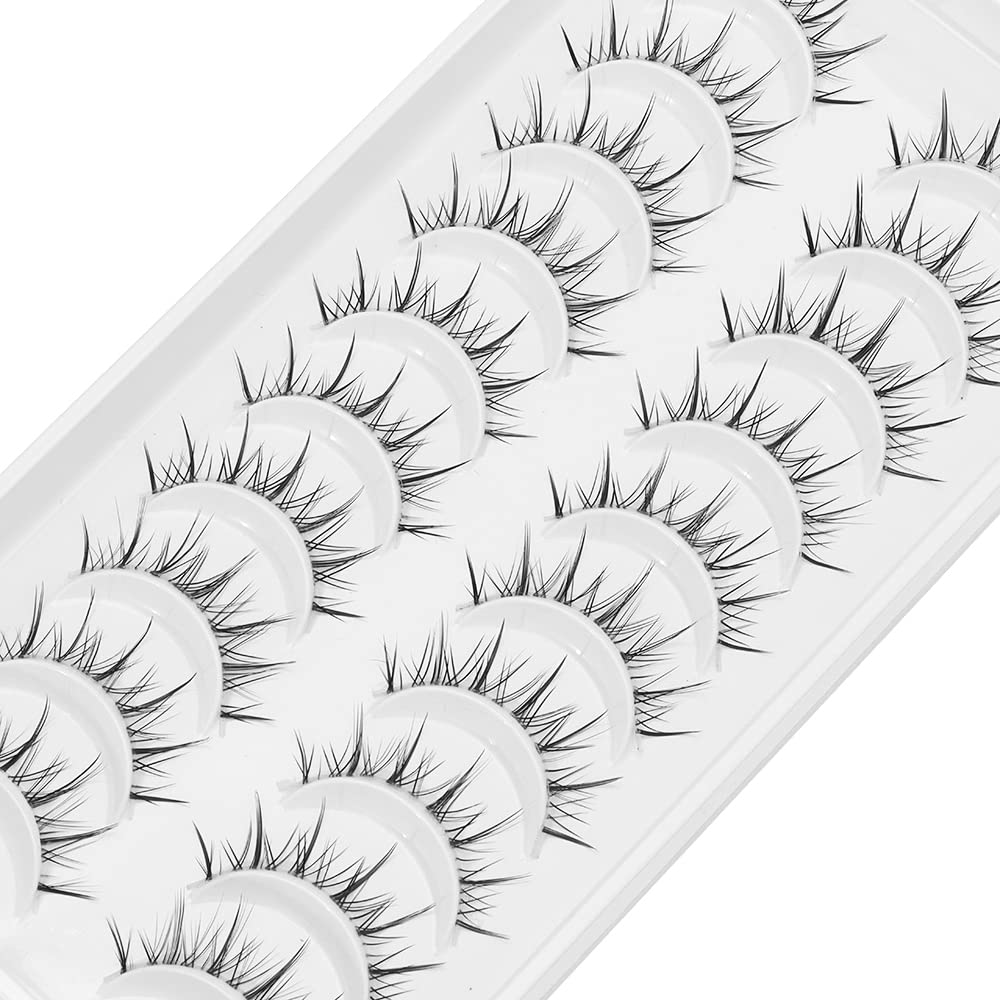 Cils manga OutOpen parfaits pour cosplay japonais et looks thématiques.