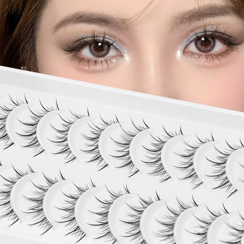 Cils manga longueur 9-13 mm pour un rendu discret et élégant.