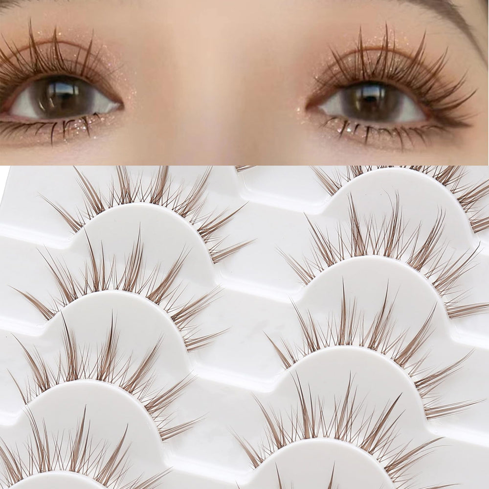 Outopen cils brun pour yeux brun, parfait pour les costumes.