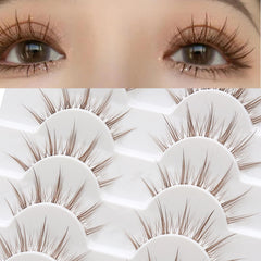 Outopen cils brun pour yeux brun, parfait pour les costumes.
