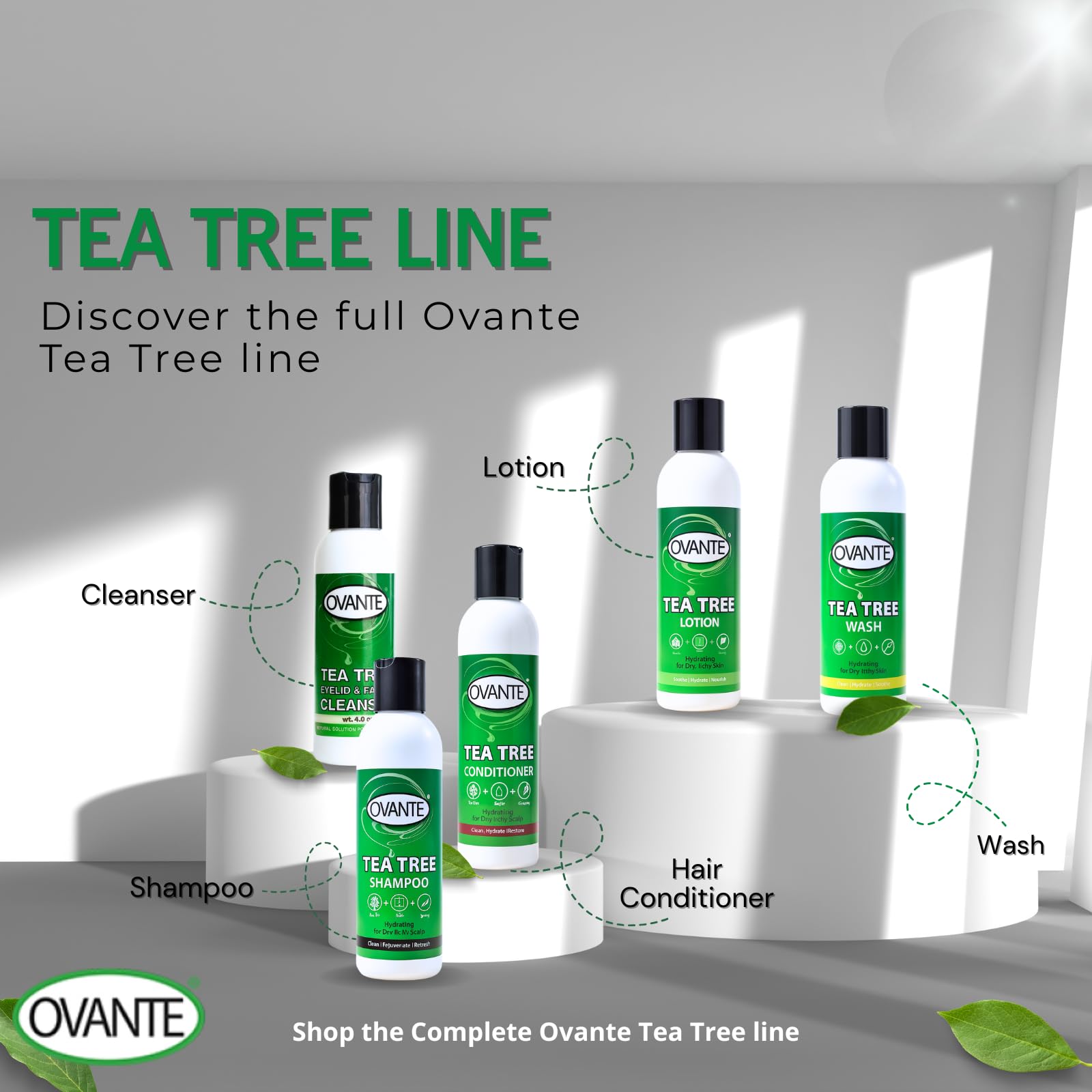 OVANTE routine soin visage simplifiée, à l'usage autour des yeux.