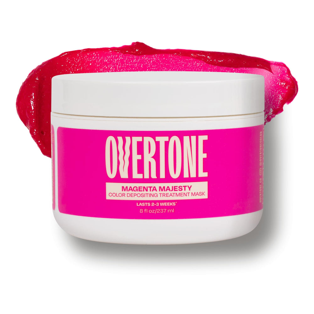oVertone – Bouteille du conditionneur déposant couleur magenta extrême, démarrage de la couleur.
