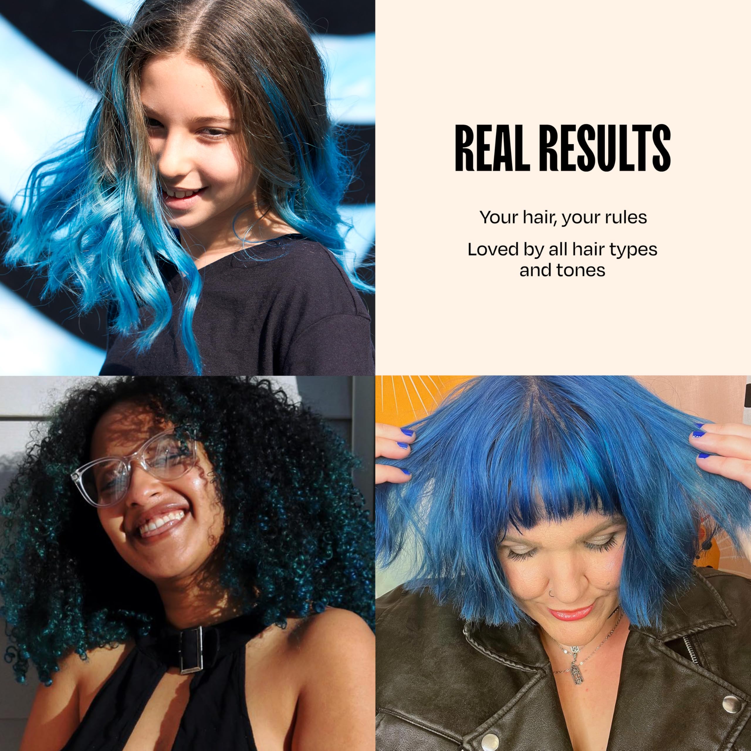 Cheveux de tous types compatibles avec le colorant oVertone.