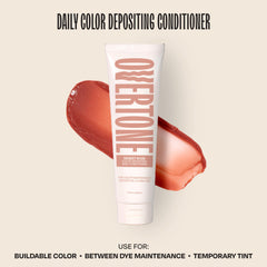 Overtone Desert Rose crème nourrissante pour cheveux soyeux et hydratés