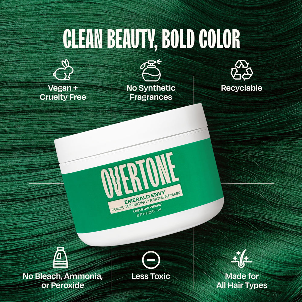 oVertone Emerald Envy – produit végan et sans cruauté animale