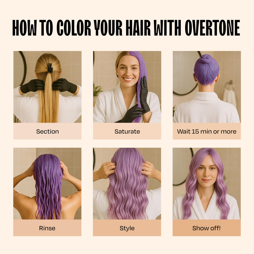 Overtone Lilac Lotus – couleur durable 3 à 5 semaines