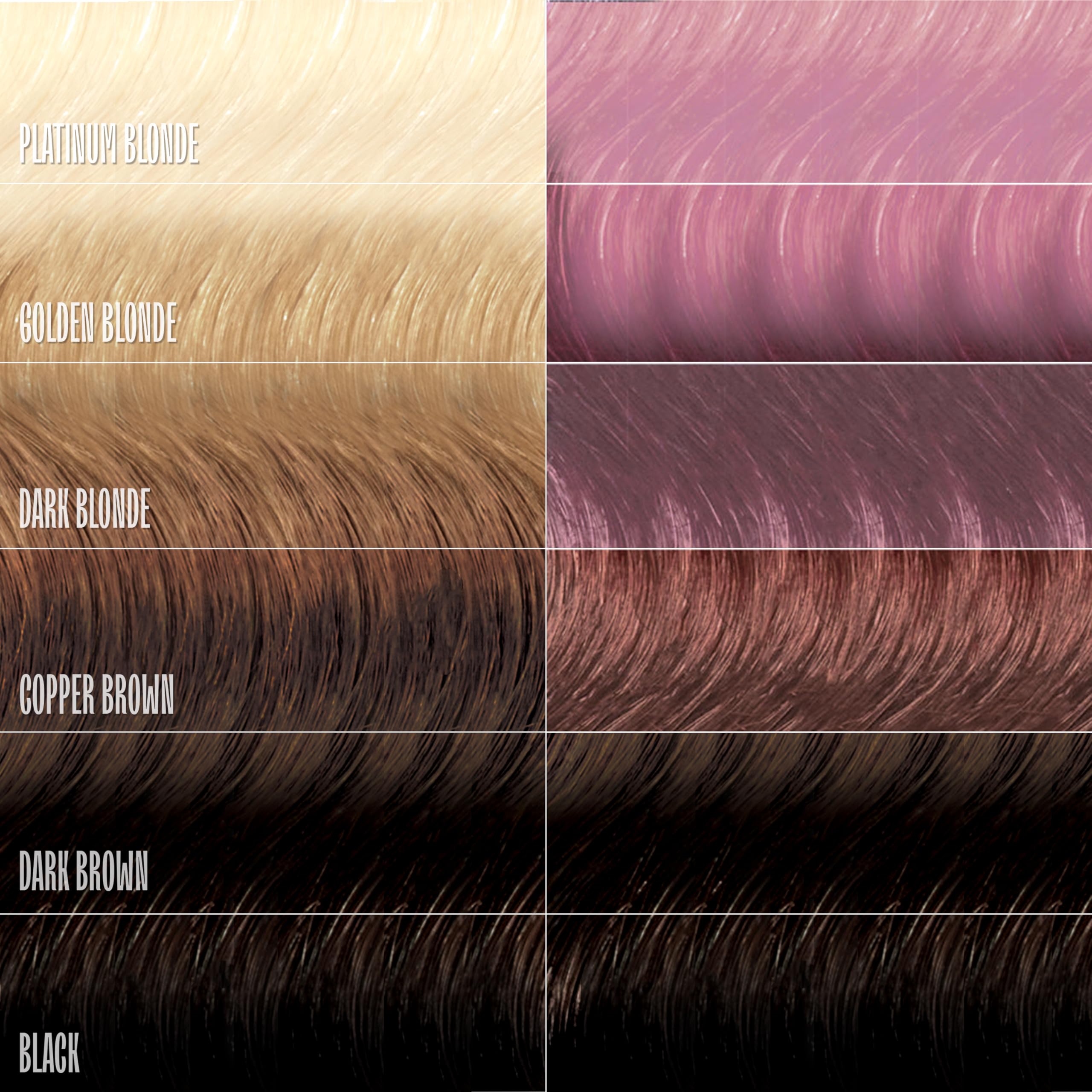 palette pastel oVertone sur cheveux clairs démontrant le rendu délicat