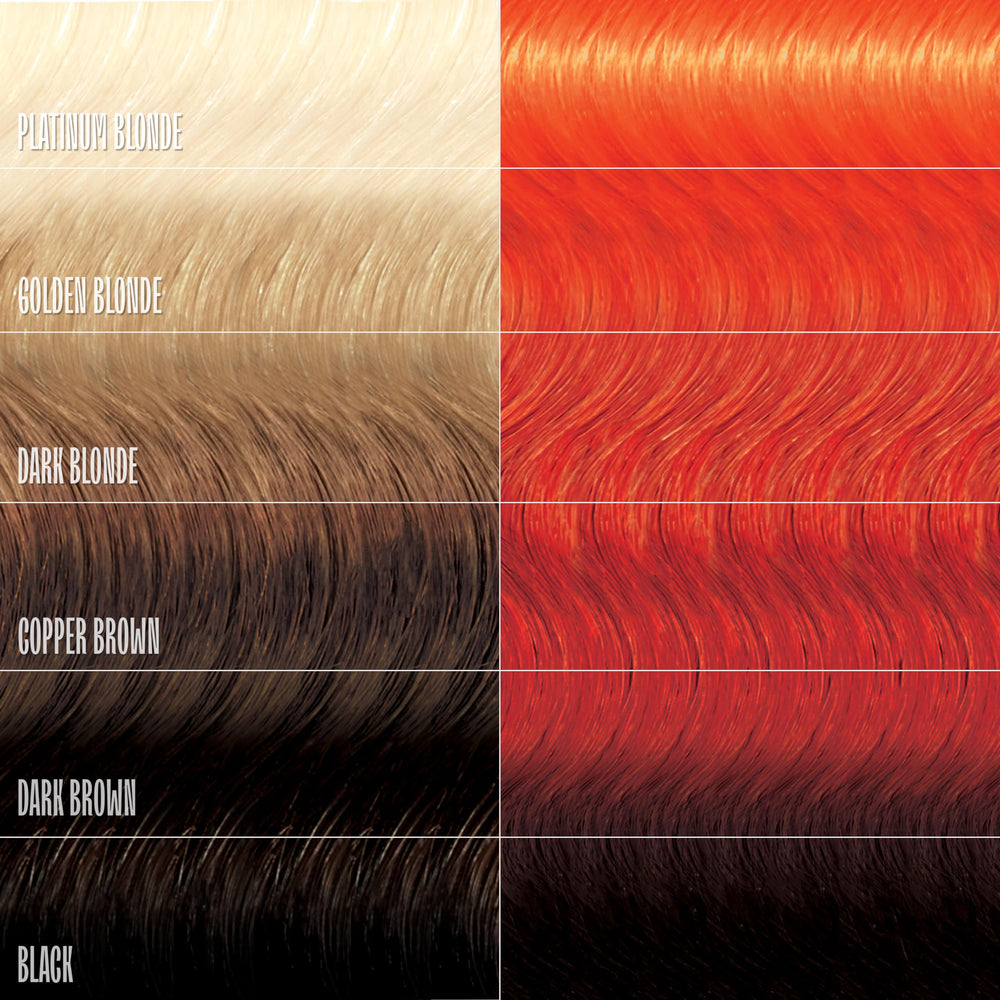 oVertone Poppy Orange application sur cheveux secs pour colorer