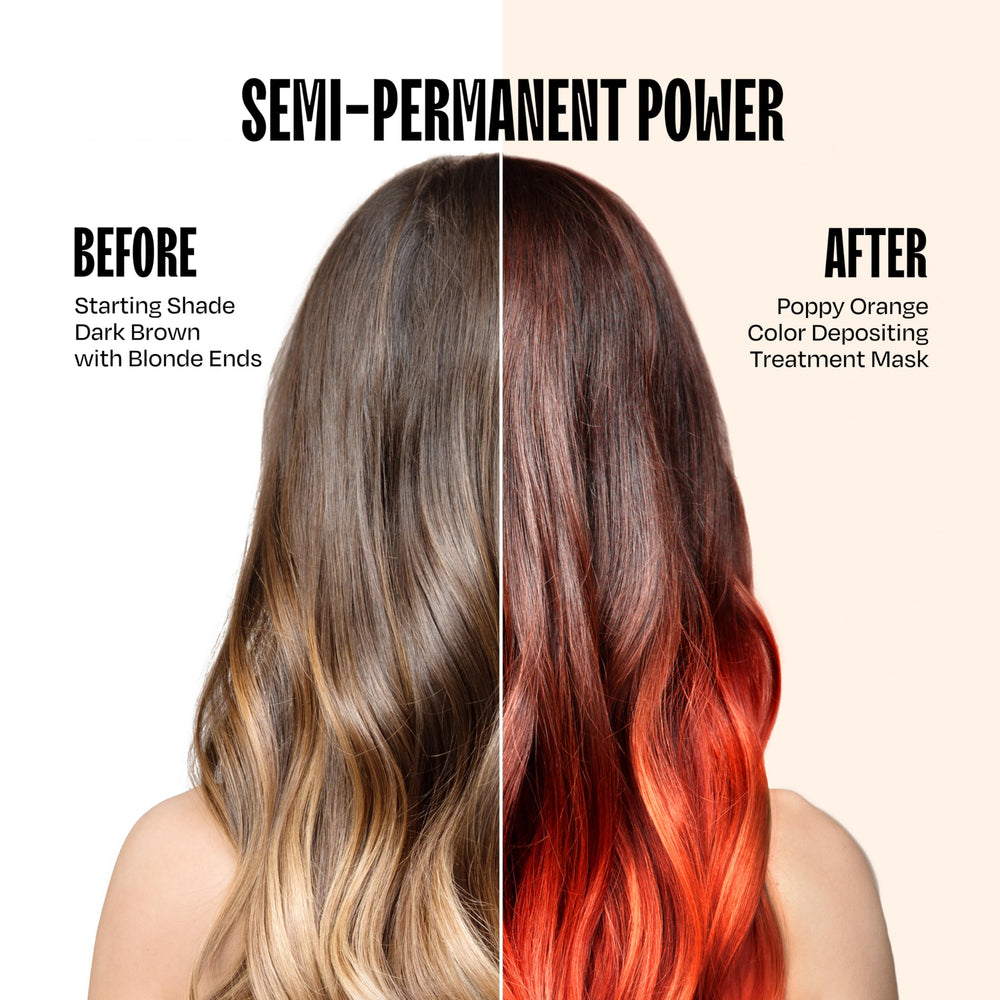 oVertone Poppy Orange crème nourrissante pour cheveux en profondeur