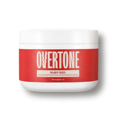 oVertone Ruby Red – Masque colorant hydratant prêt à l'application.