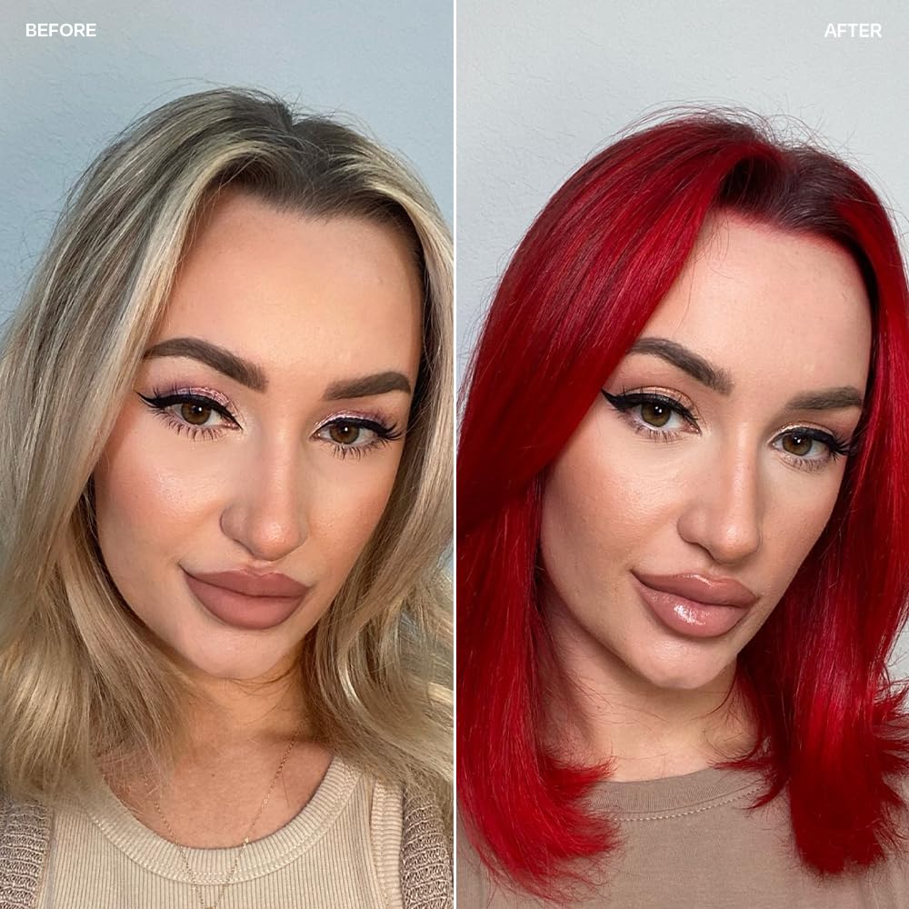 oVertone Ruby Red – Couleur qui dure trois à cinq semaines.